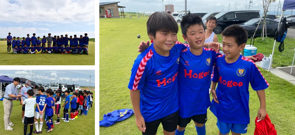 おおくまサッカースポーツ少年団にユニフォームを提供