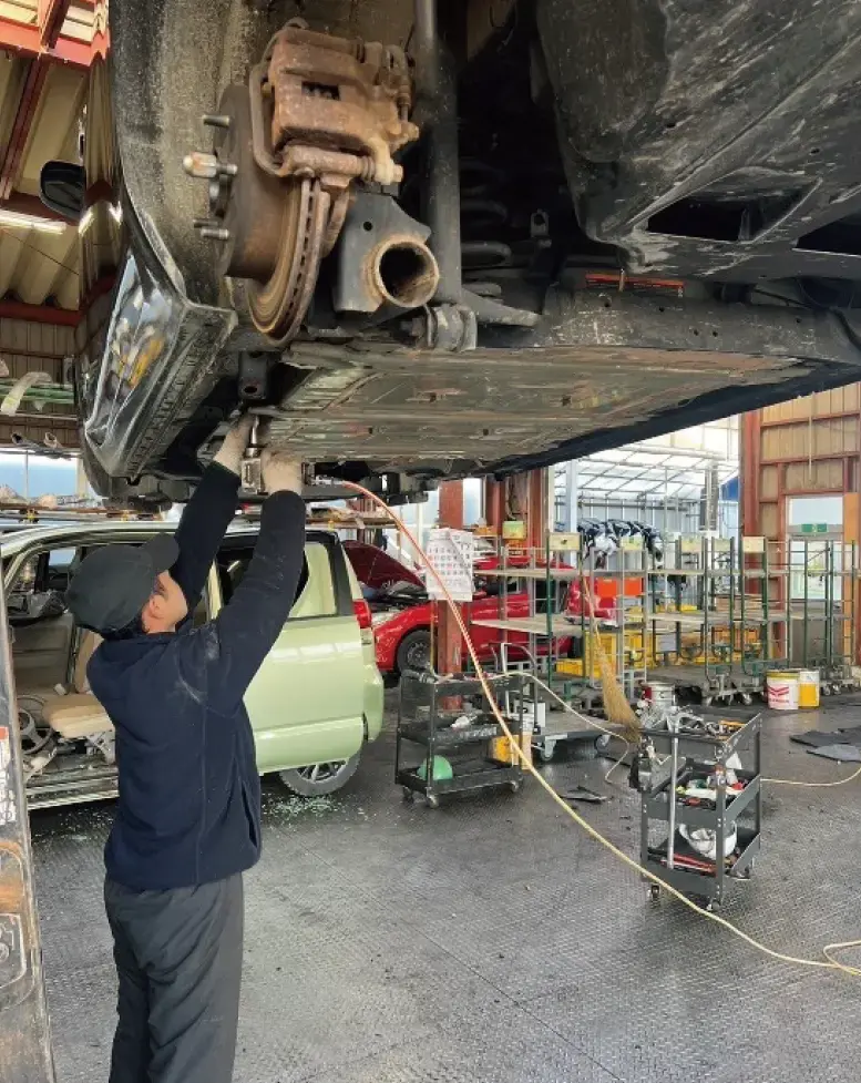 バッテリー取外し工程